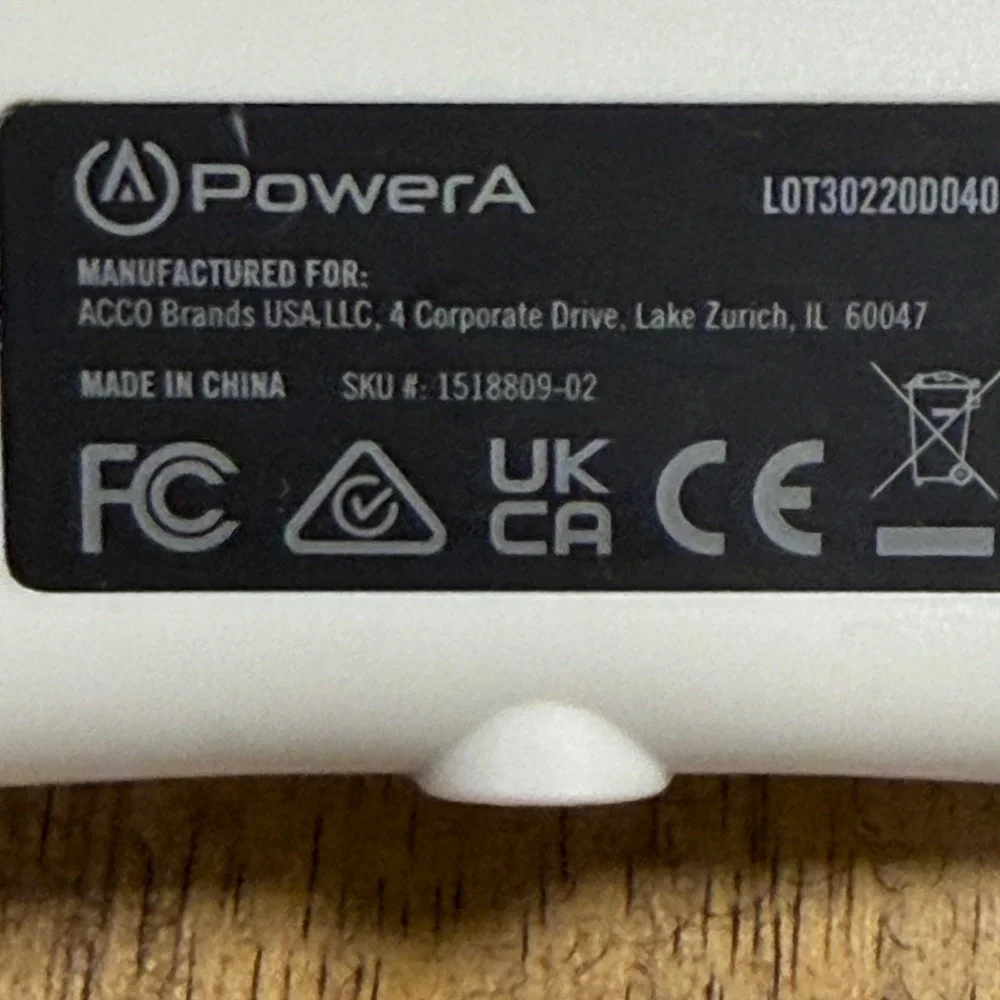 PowerA Wired Controllers for Xbox Series X/S Xbox One PC White Gold 2 Pack